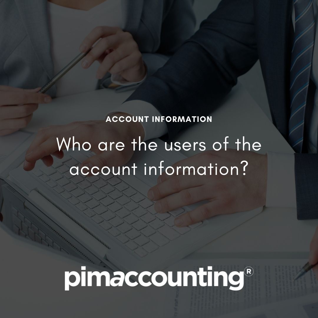 Who are the users of the account information?