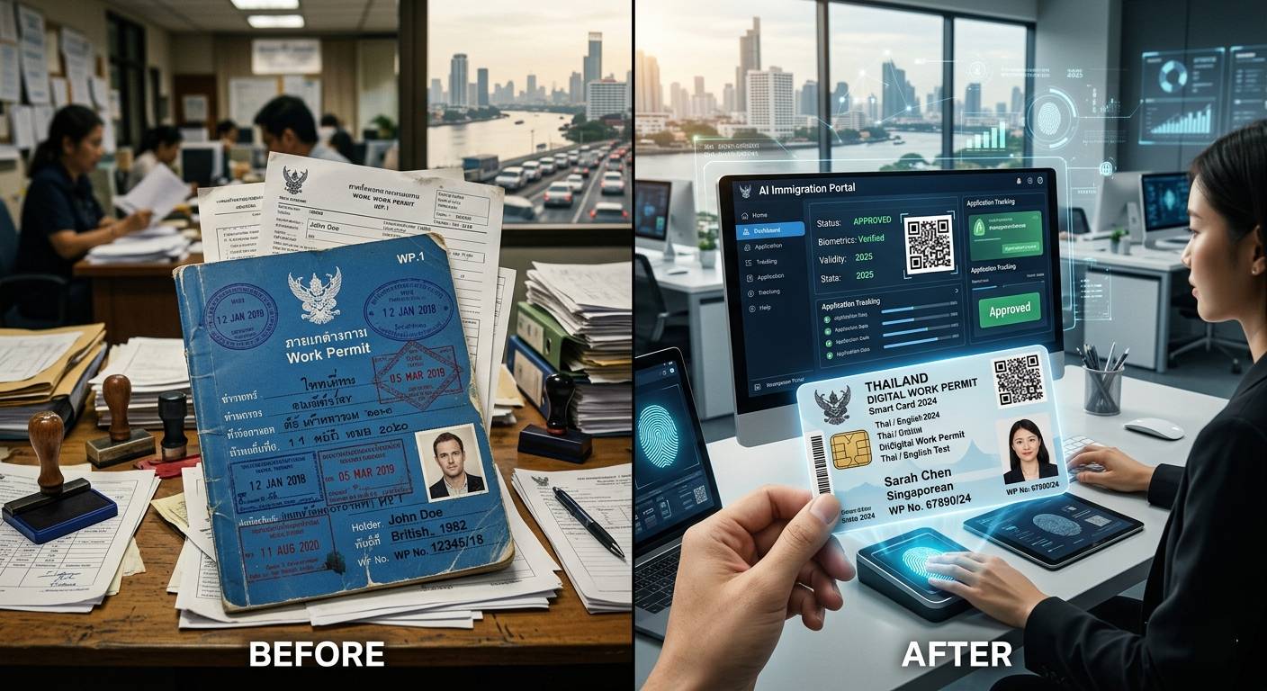 The Replacement of the Traditional Blue Work Permit Book