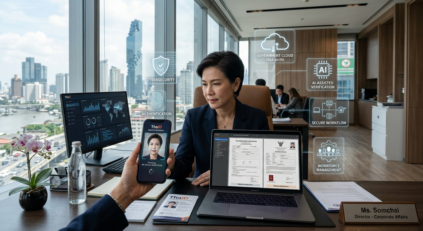 ThaID Authentication Becomes Mandatory for Employer Sponsorship