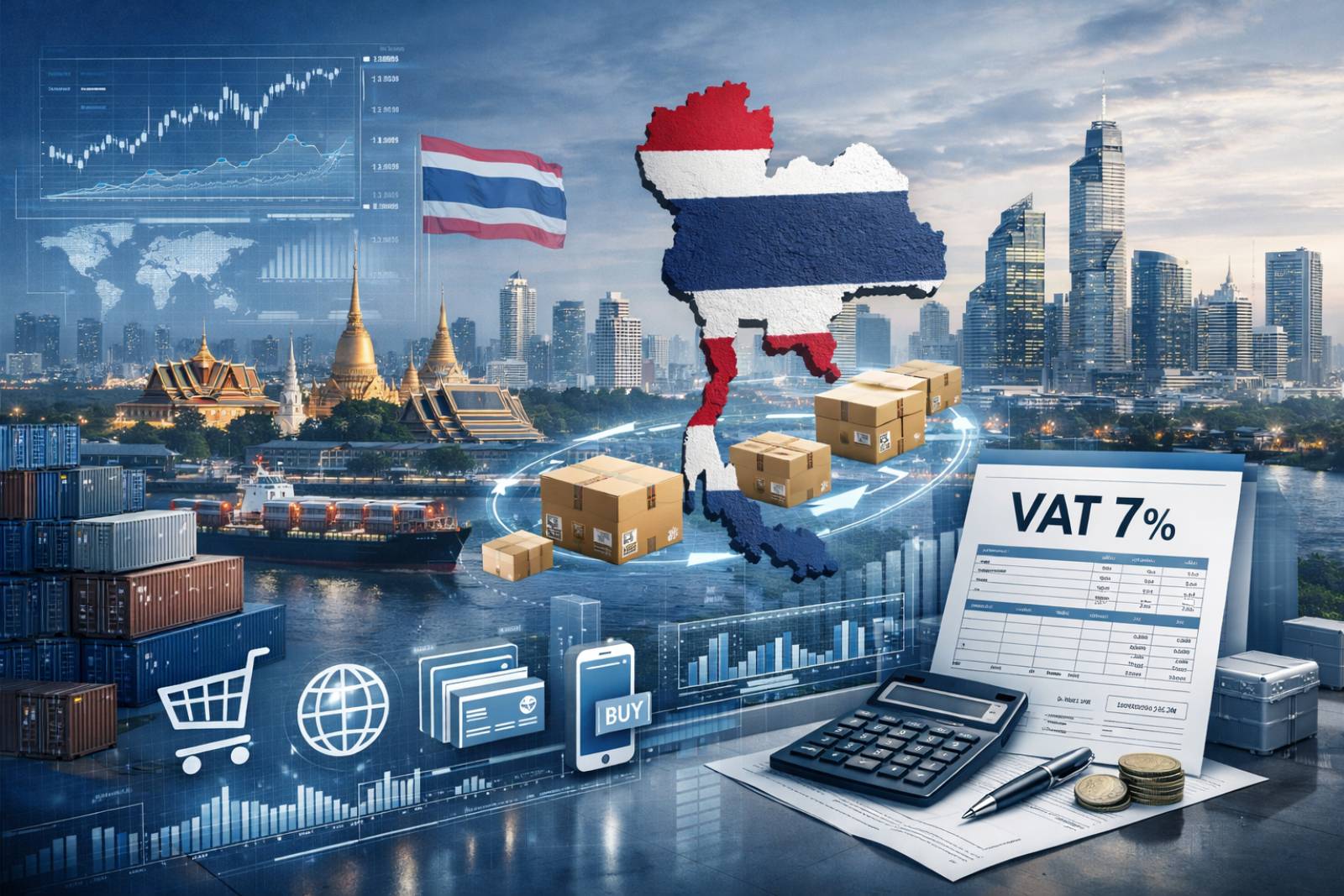 Thailand Tax Update 2026: VAT on E-Commerce Imports & Foreign Income Remittance Rules