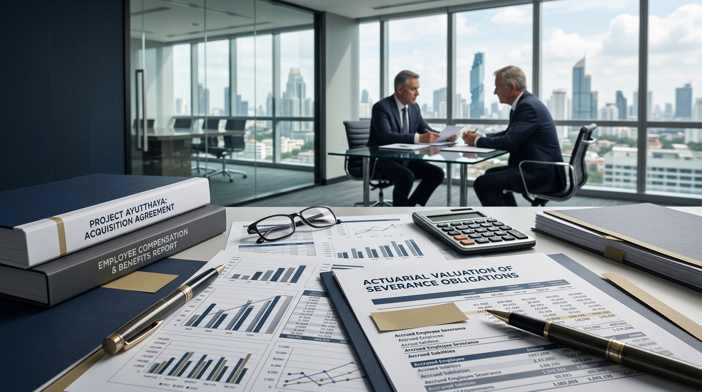 The Hidden Employment Debt in Thai M&A: Section 118 Severance Exposure, TFRS Provisions, and Purchase Price Adjustments